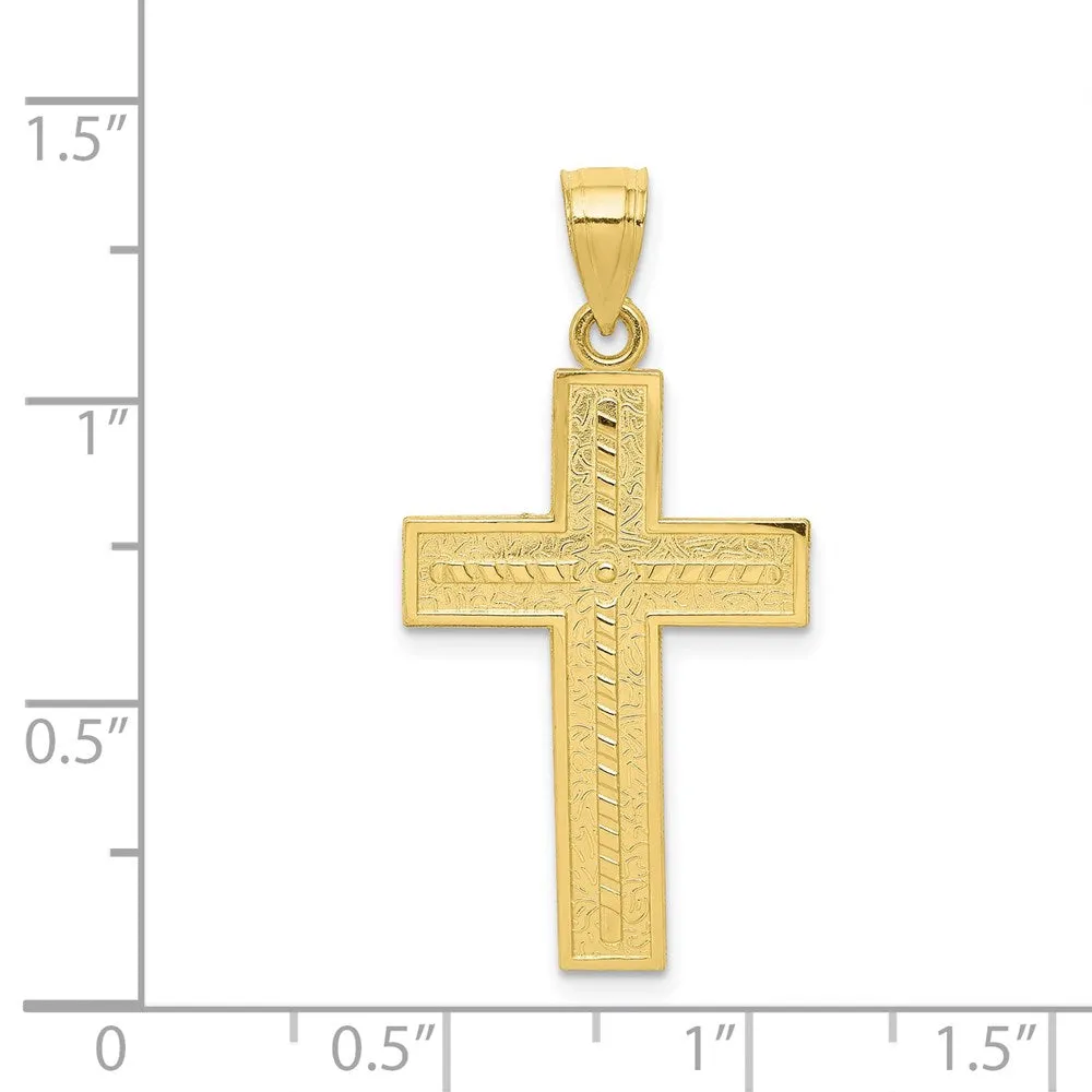 10k Cross Pendant