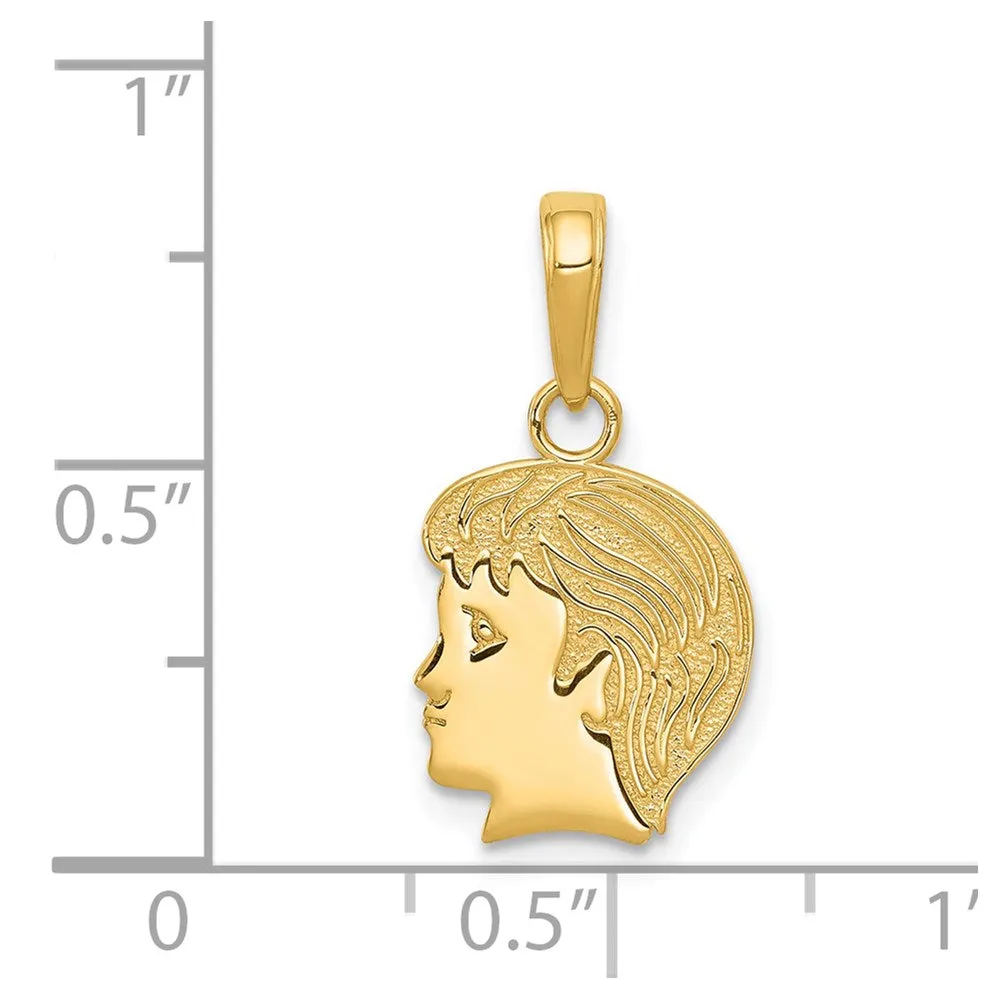 14k Boy charm