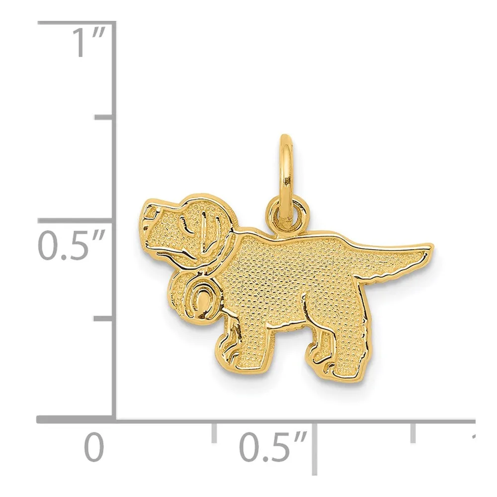 14k Saint Bernard Charm