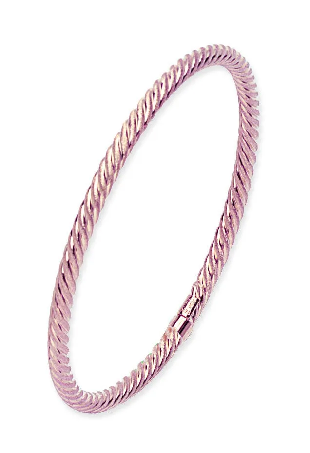 14K Twisted Bangle Bracelet