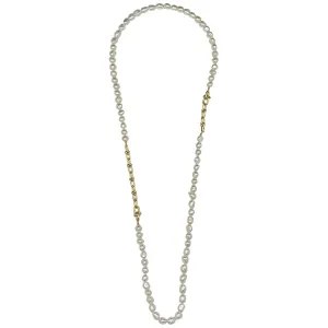 151-01-G-LONG | THE ROXY NECKLACE ON GOLD 36"