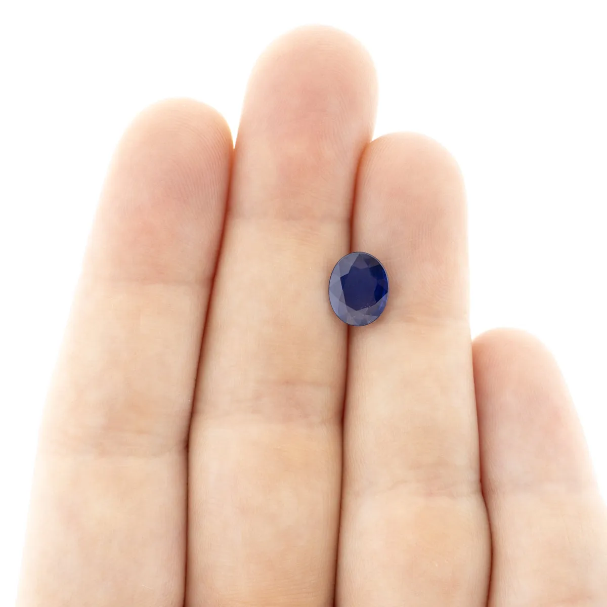 1.51ct Classic Oval Blue Sapphire