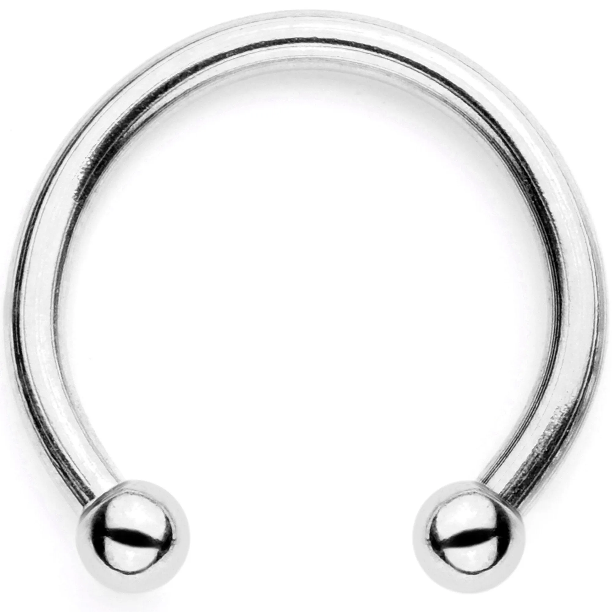 16 Gauge Pink Faux Opal Twisted Horseshoe Clip On Fake Septum Ring Set