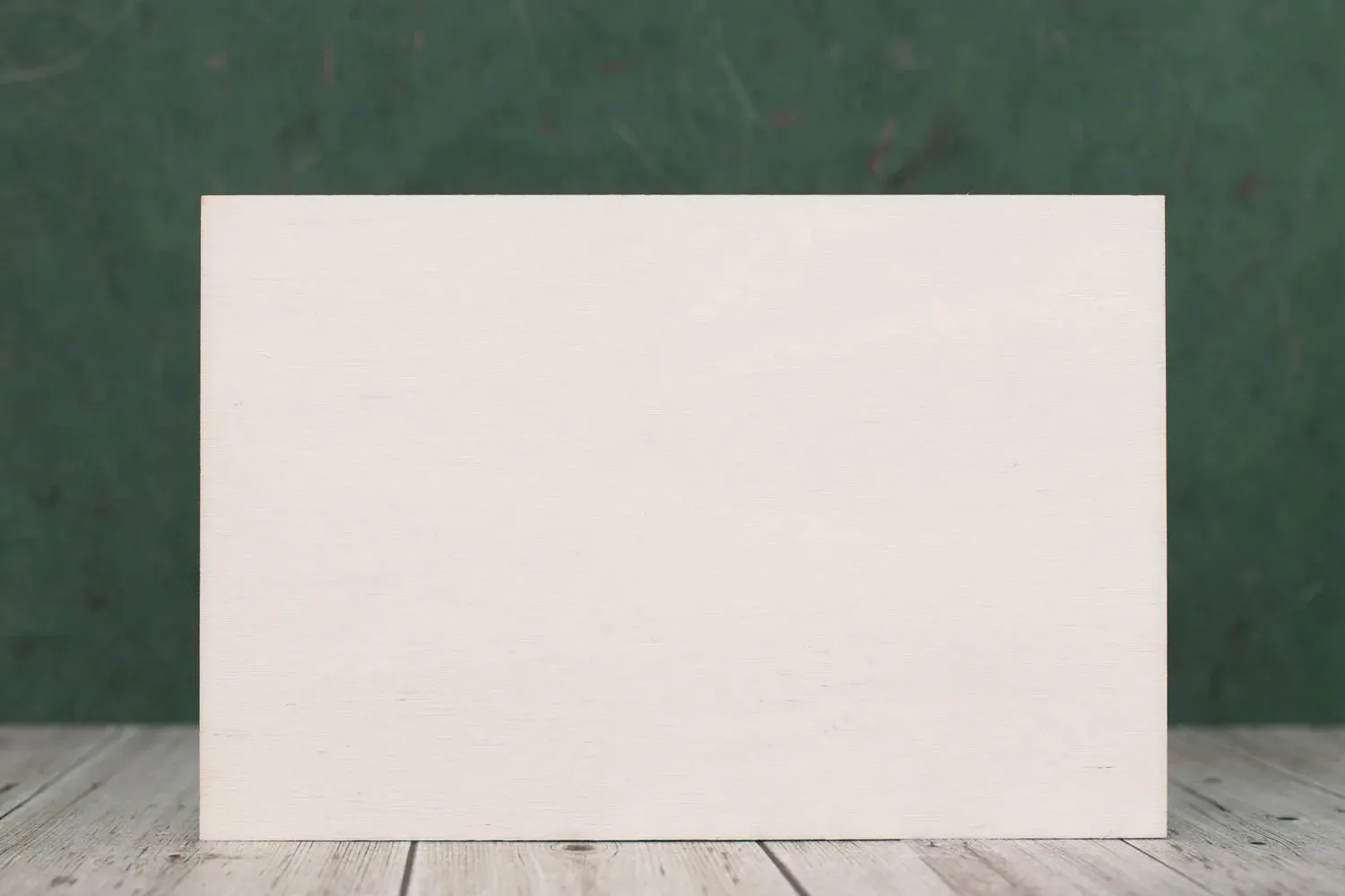 19 cm Wide Blank board plaques with square corners - plywood