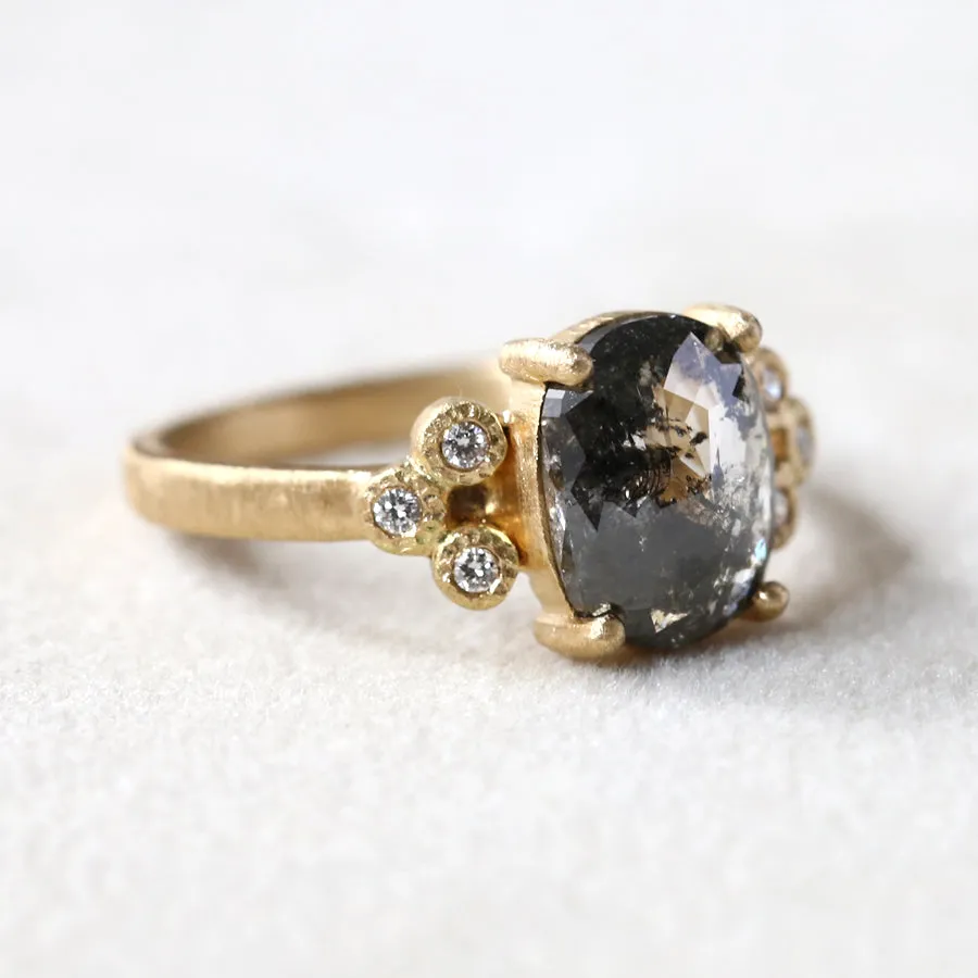 1.97ct black diamond ring