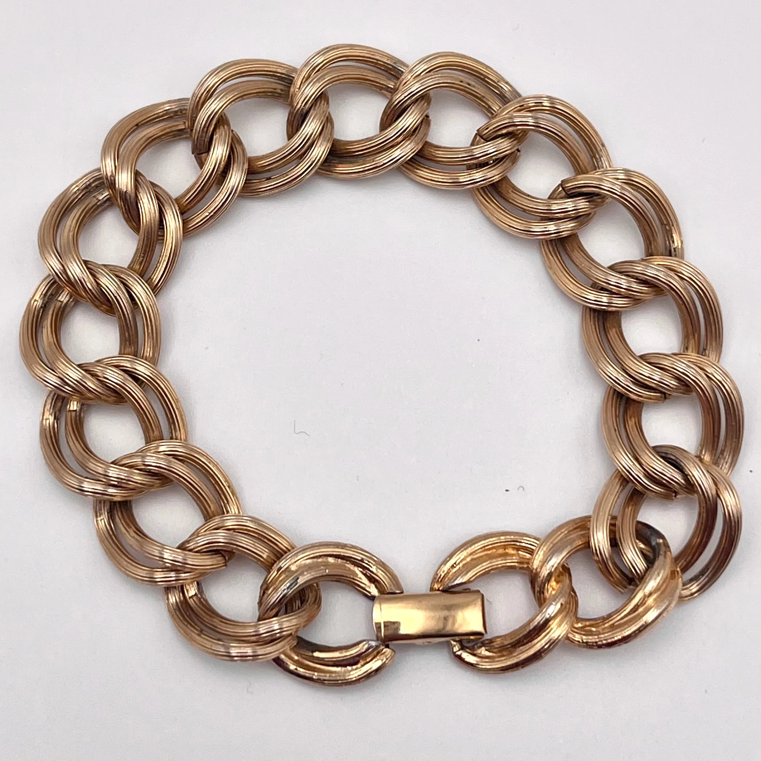 1981 Avon Textured Link Bracelet