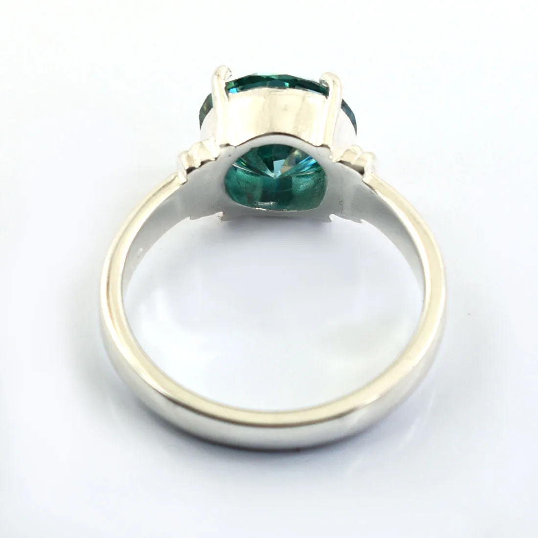 2.25 Ct AAA Certified Blue Diamond Solitaire Ring, Great Shine & Luster !