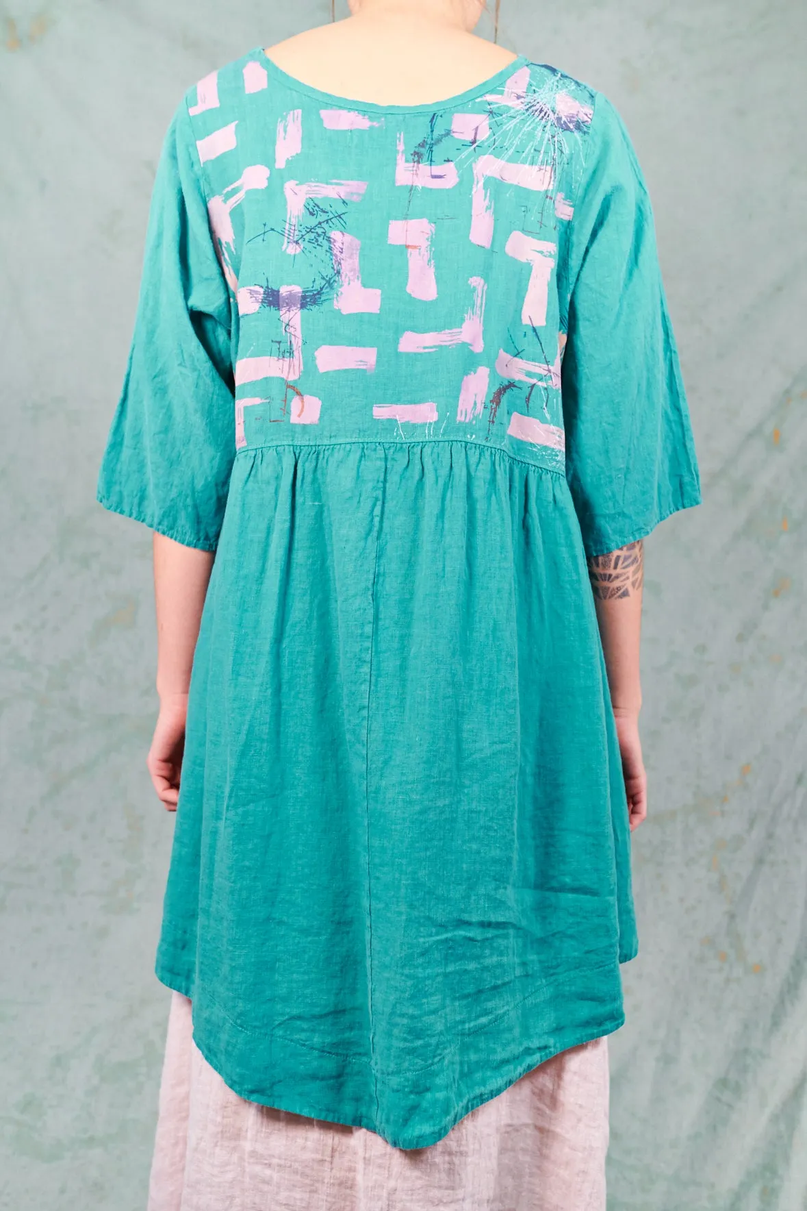 2259 Charleston Linen Tunic Harper-Bohemian Maze