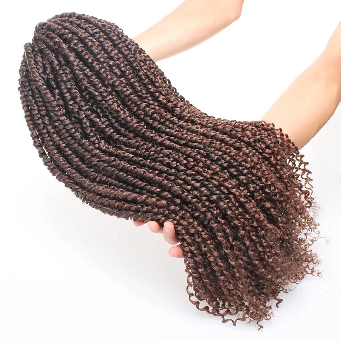 22inch Pre-twisted Passion Twist Crochet Braids Hair Ombre Pre-looped Crochet Braids Synthetic Braiding Hair Extensions