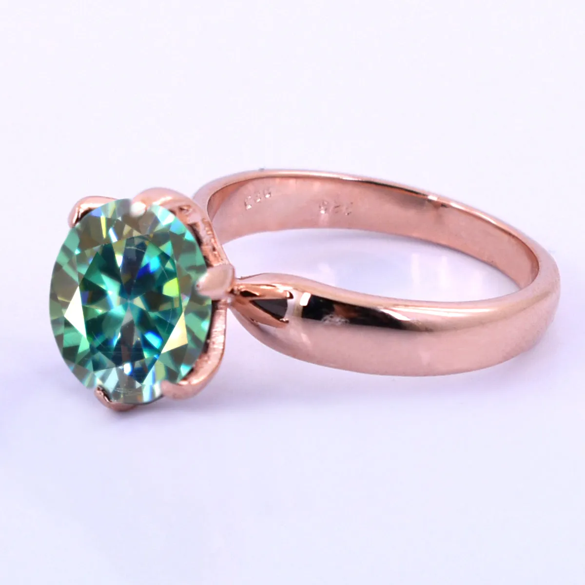2.65 Ct AAA Certified Blue Diamond Solitaire Ring, Gift For Birthday, Christmas Great Shine & Luster !