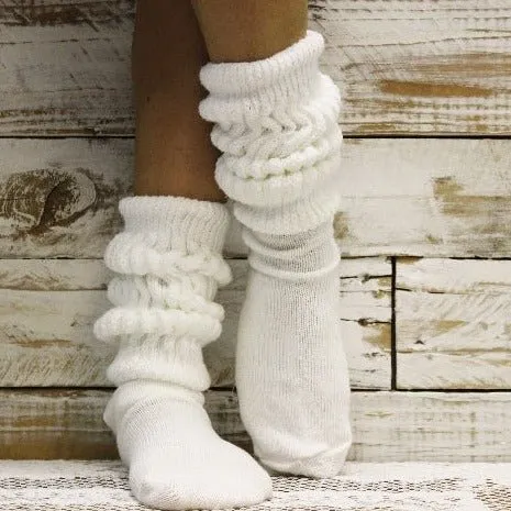 3 pairs bundle ULTIMATE slouch socks - white