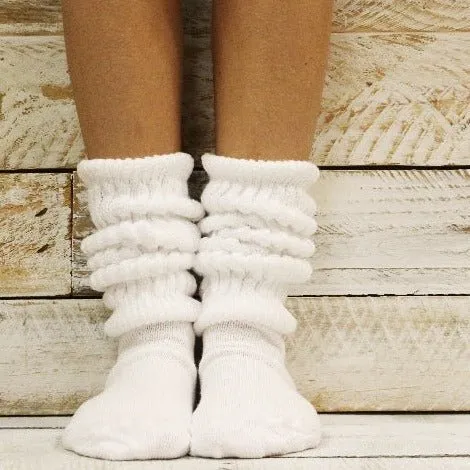 3 pairs bundle ULTIMATE slouch socks - white