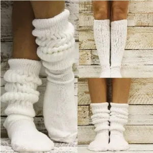 3 pairs bundle ULTIMATE slouch socks - white