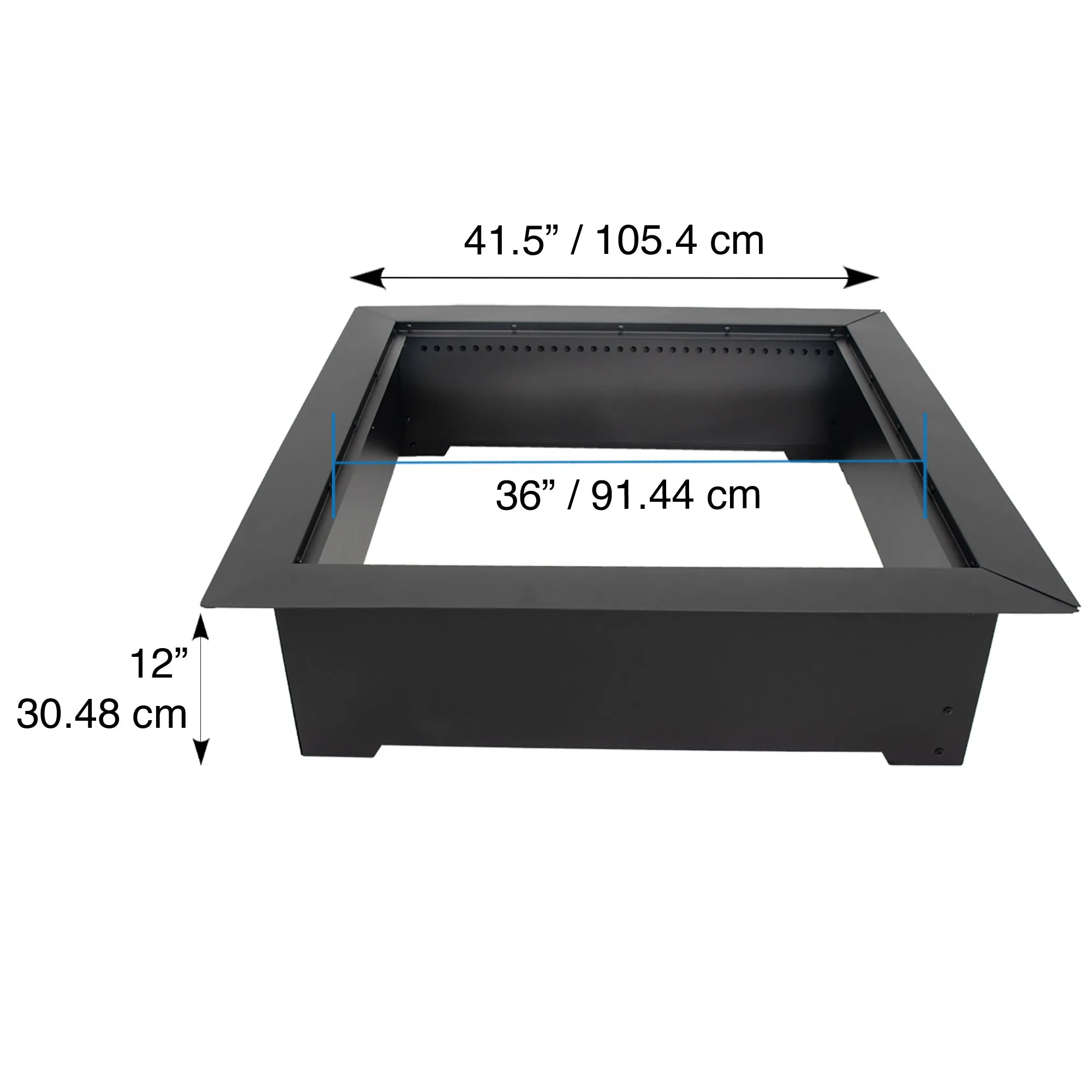 36 in. Phoenix Square Smokeless Fire Pit Insert