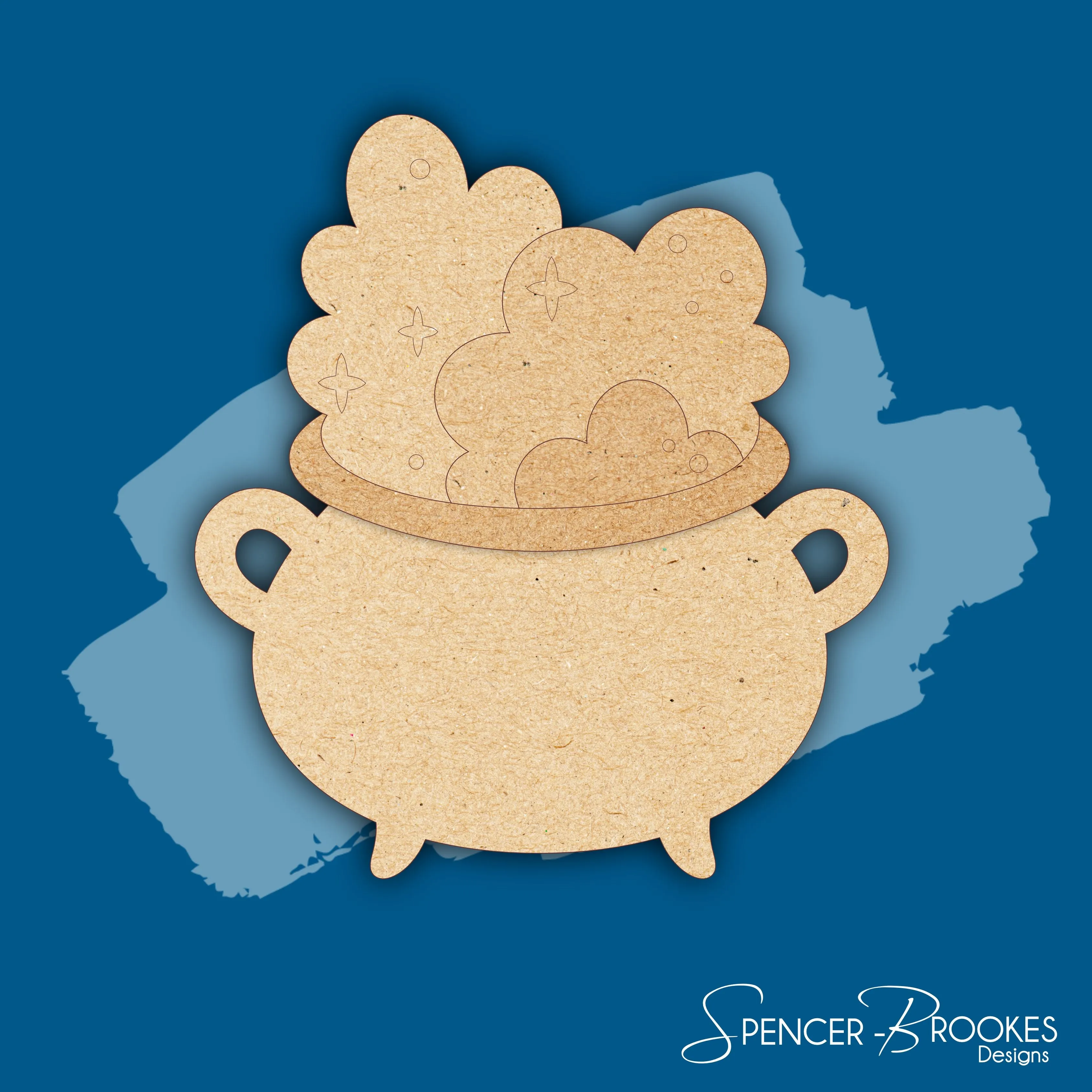 3mm MDF Layered Halloween Couldron