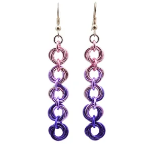 5-Knot Earrings - Purple Haze