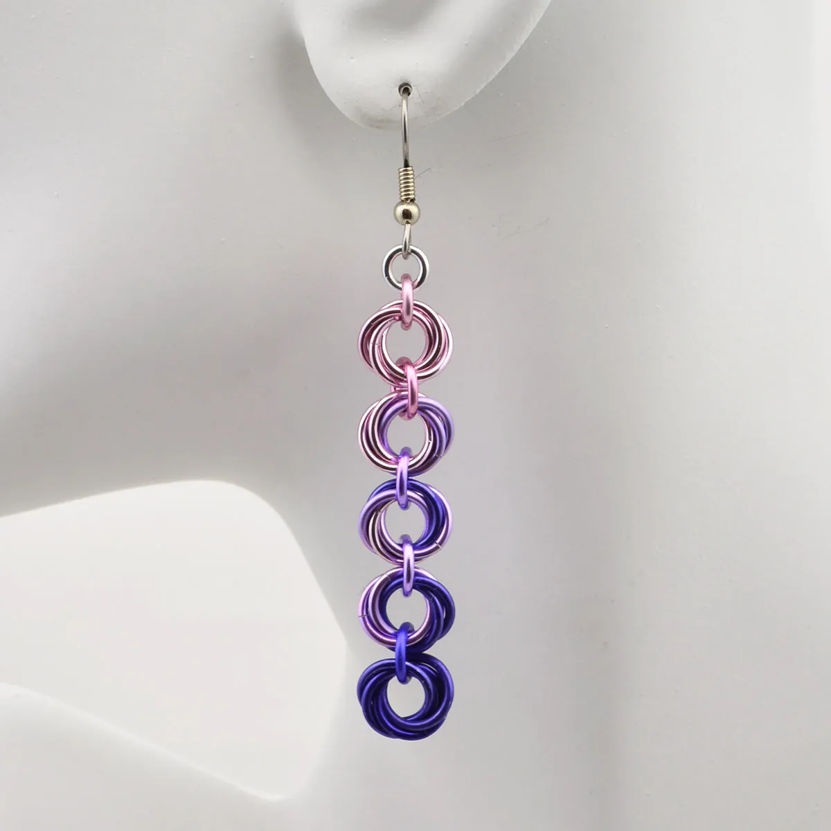 5-Knot Earrings - Purple Haze