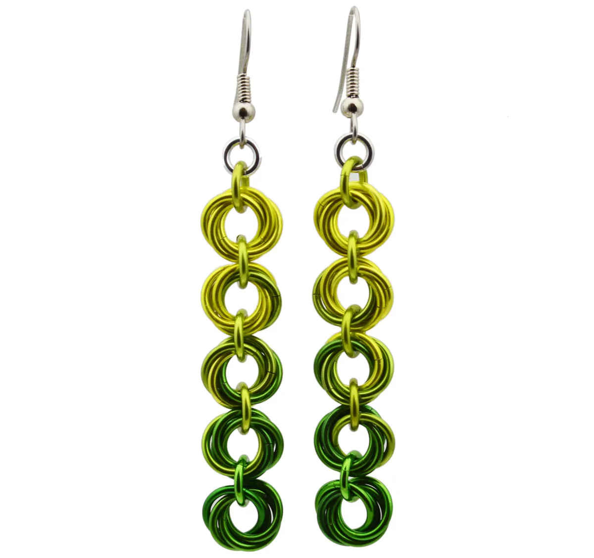 5-Knot Earrings - Sour Citrus
