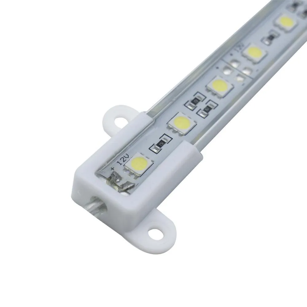 5-Pack 1.64ft/50cm DC 12V 7.2Watt SMD5050-30 12mm Wide Waterproof Aluminum Shell LED Rigid Light Bar