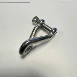 5mm Stainless Steel Twisted D Shackle