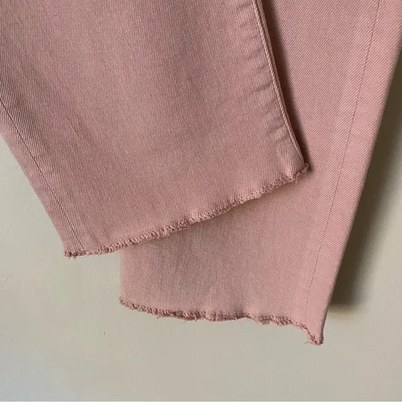 7 FAM x No21 | Slouchy Crop Jeans High Rise Cipria Pink Unisex Size 23