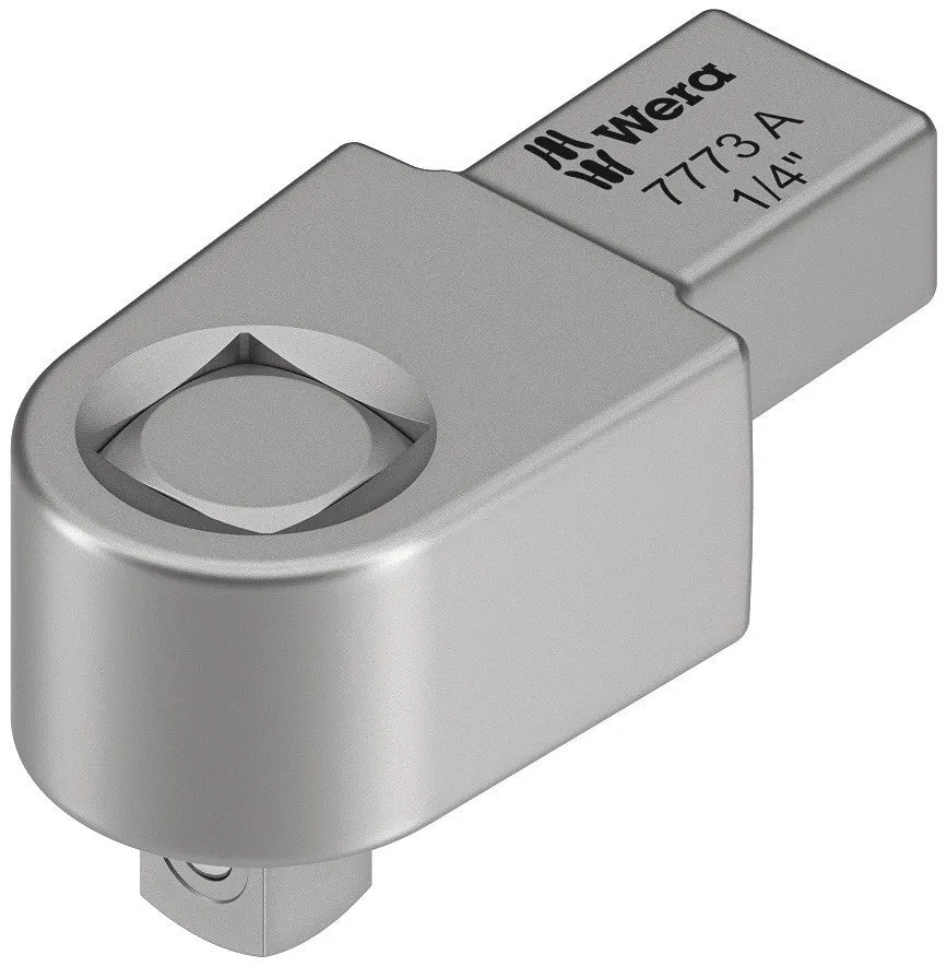 7773 A Square drive insert, 9x12 mm, 9x12 x 1/4" x 44 mm