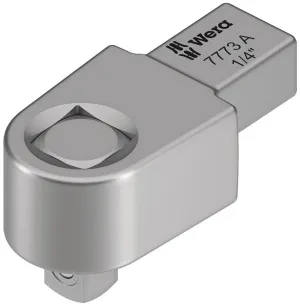 7773 A Square drive insert, 9x12 mm, 9x12 x 1/4" x 44 mm