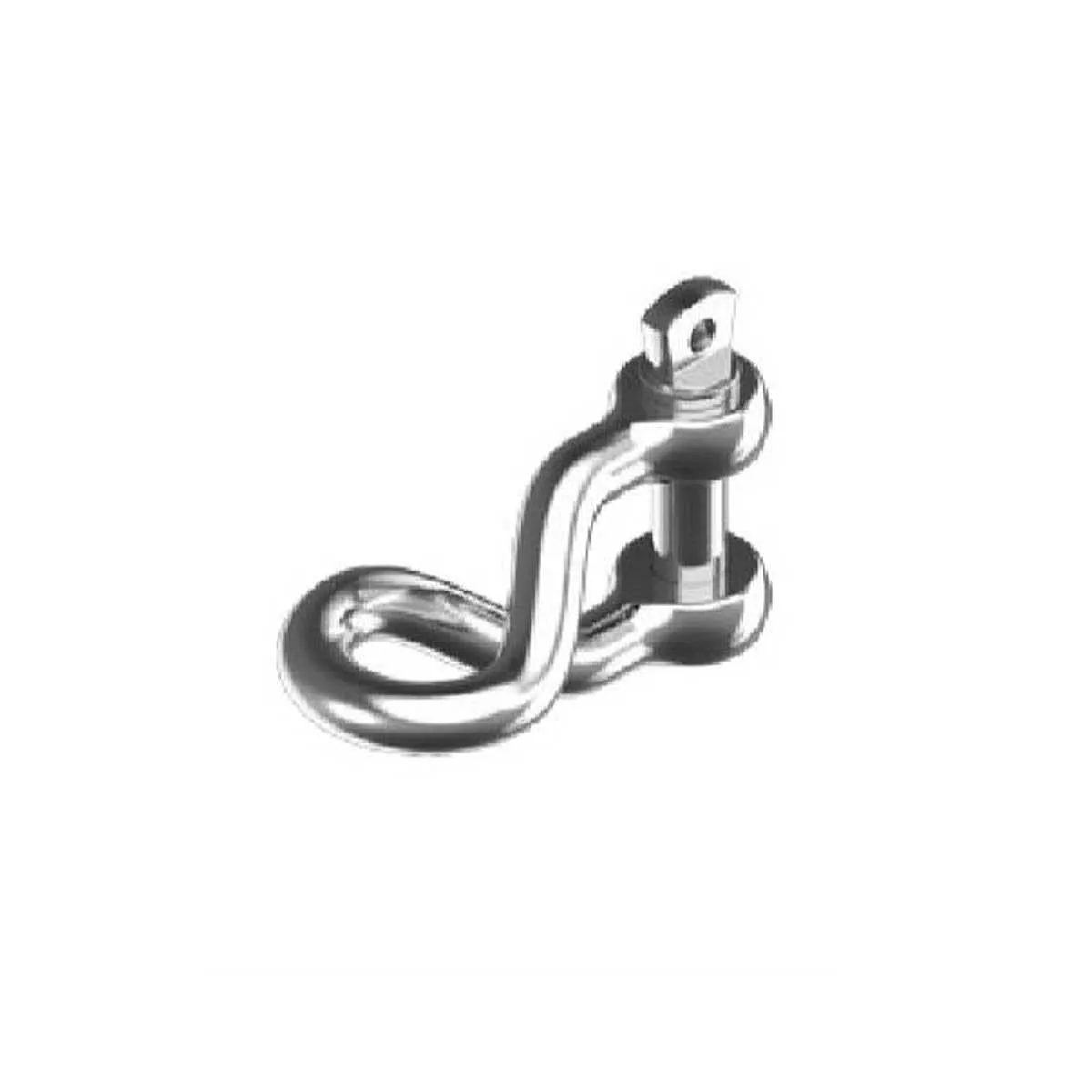 8mm Stainless Steel Twisted D Shackle