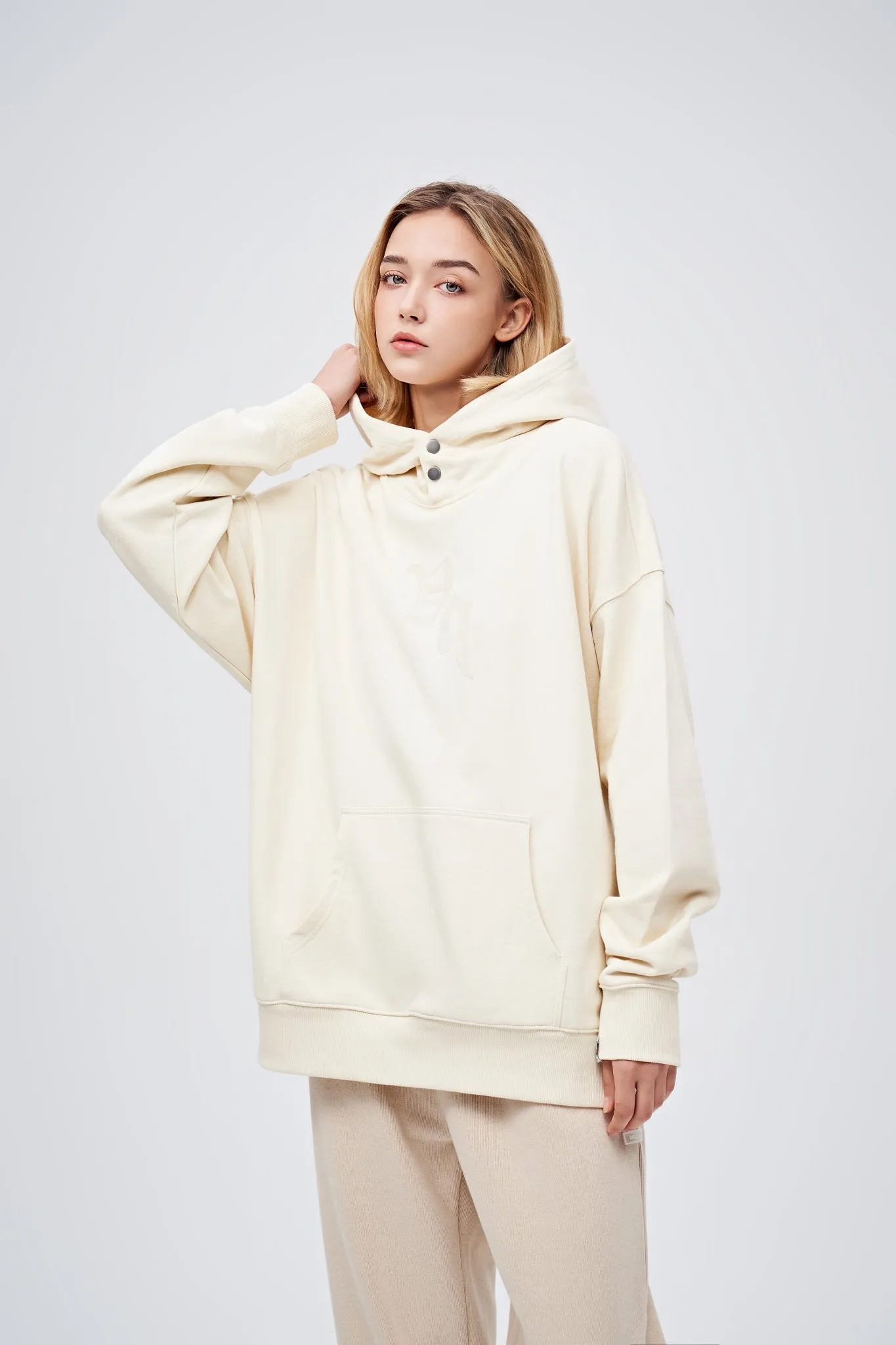 90s Vintage Two Seasons Hoodie Cream
