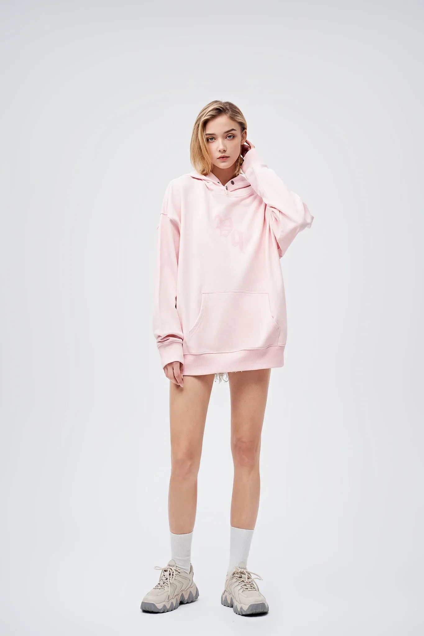 90s Vintage Two Seasons Hoodie Pink