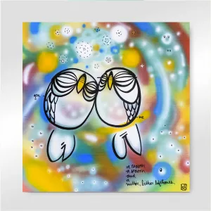 A Million, Billion Lifetimes - Lebo Brushed Aluminum Artbond