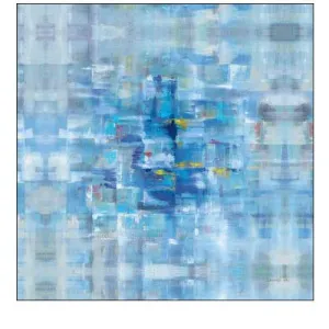 Abstract Squares Blue