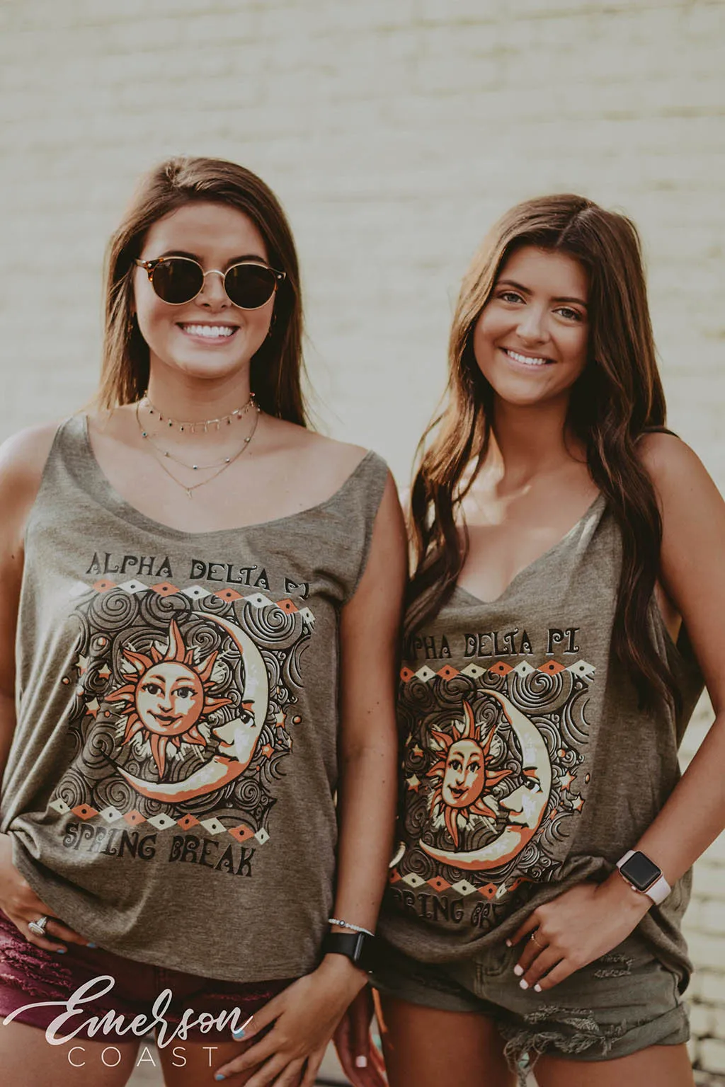 ADPi Sun and Moon Spring Break Tank