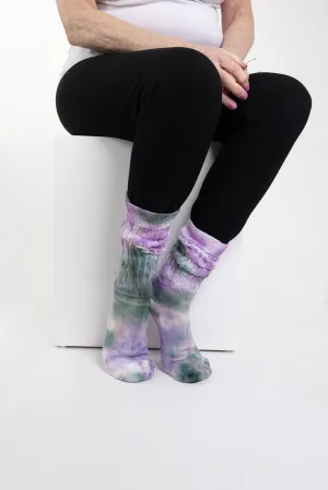 Adult Tie-Dye Slouch Socks
