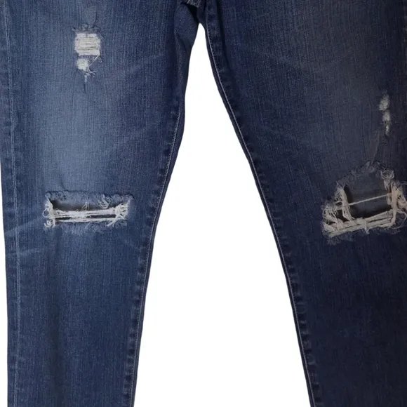 Ag Adriano Goldschmied The Ex-Boyfriend Slouchy Slim Distressed Jeans Sz 30R