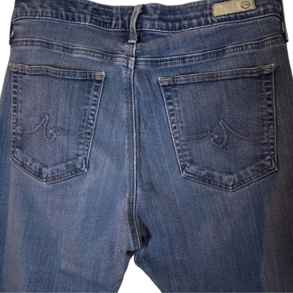 Ag Adriano Goldschmied The Ex-Boyfriend Slouchy Slim Distressed Jeans Sz 30R
