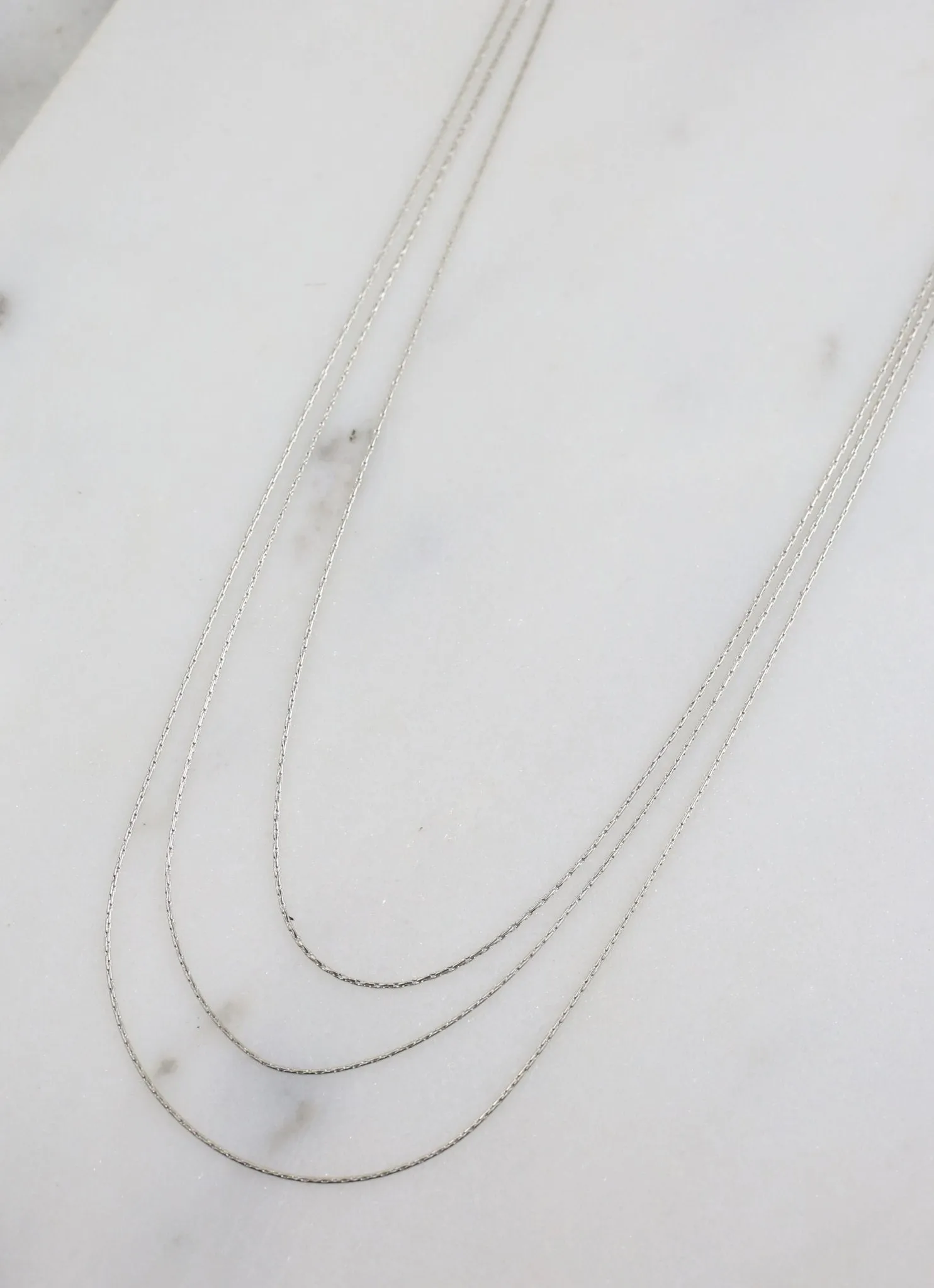 Alexander City Layered Necklace - Silver