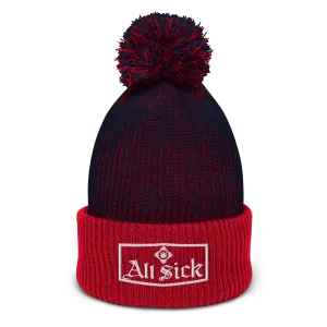 All Sick White Stich Pom-Pom