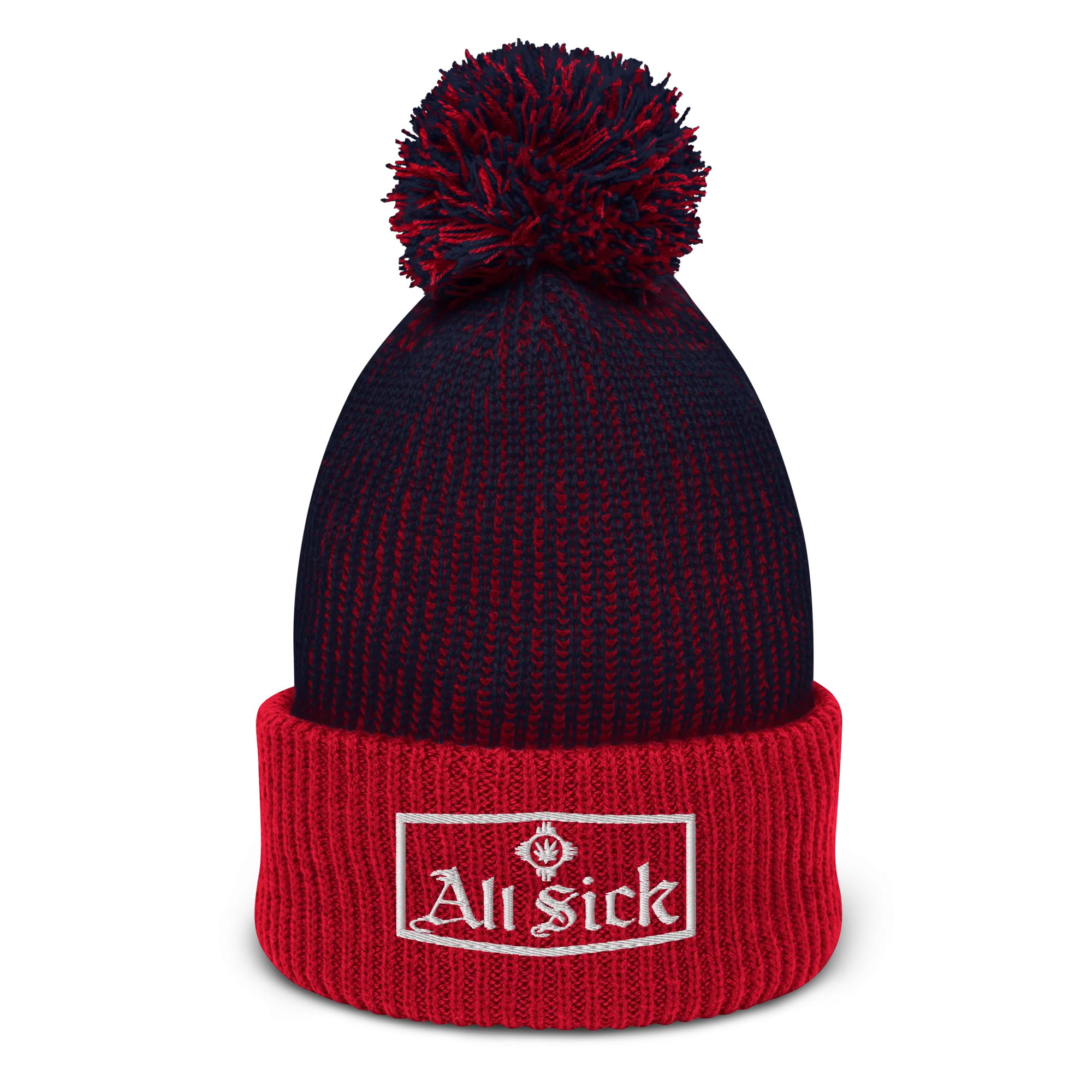 All Sick White Stich Pom-Pom