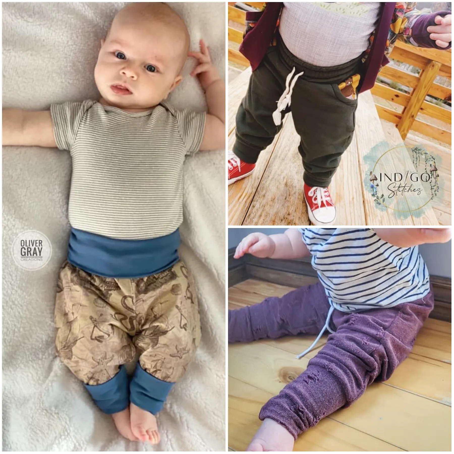 All Sizes SG Joggers- Grow With Me Slouchy Fit Joggers (bonus extended sizes included)