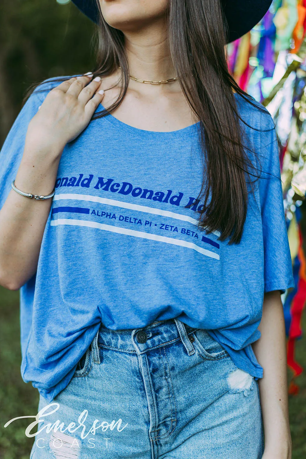 Alpha Delta Pi Philanthropy Slouchy Tee