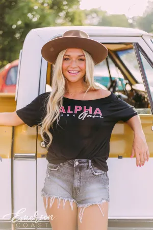 Alpha Gamma Delta Recruitment Slouchy Tee