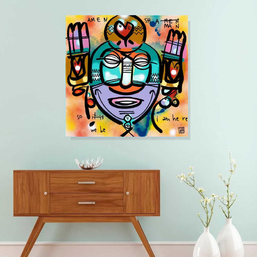 Amen Shaman - Lebo Brushed Aluminum Artbond
