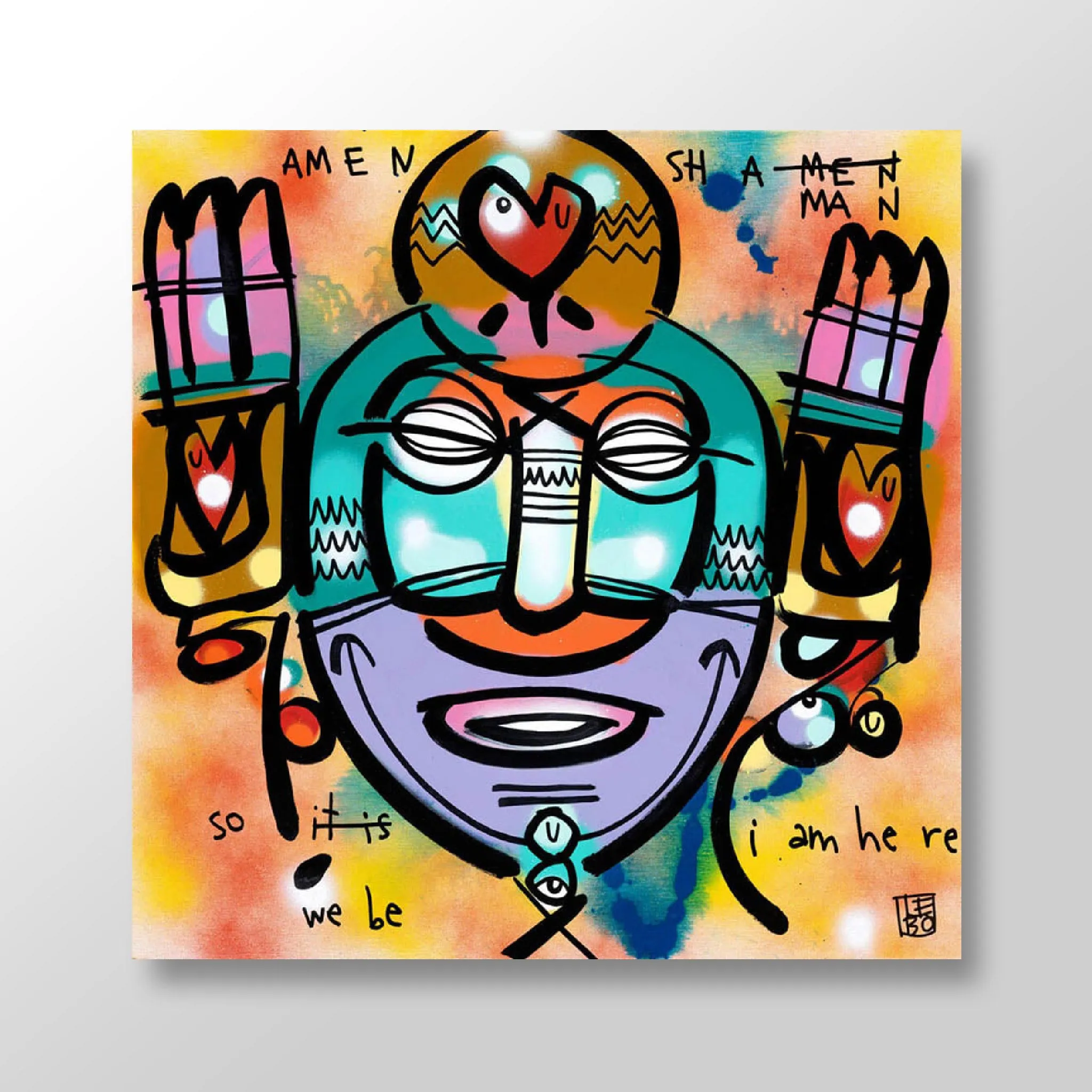 Amen Shaman - Lebo Brushed Aluminum Artbond