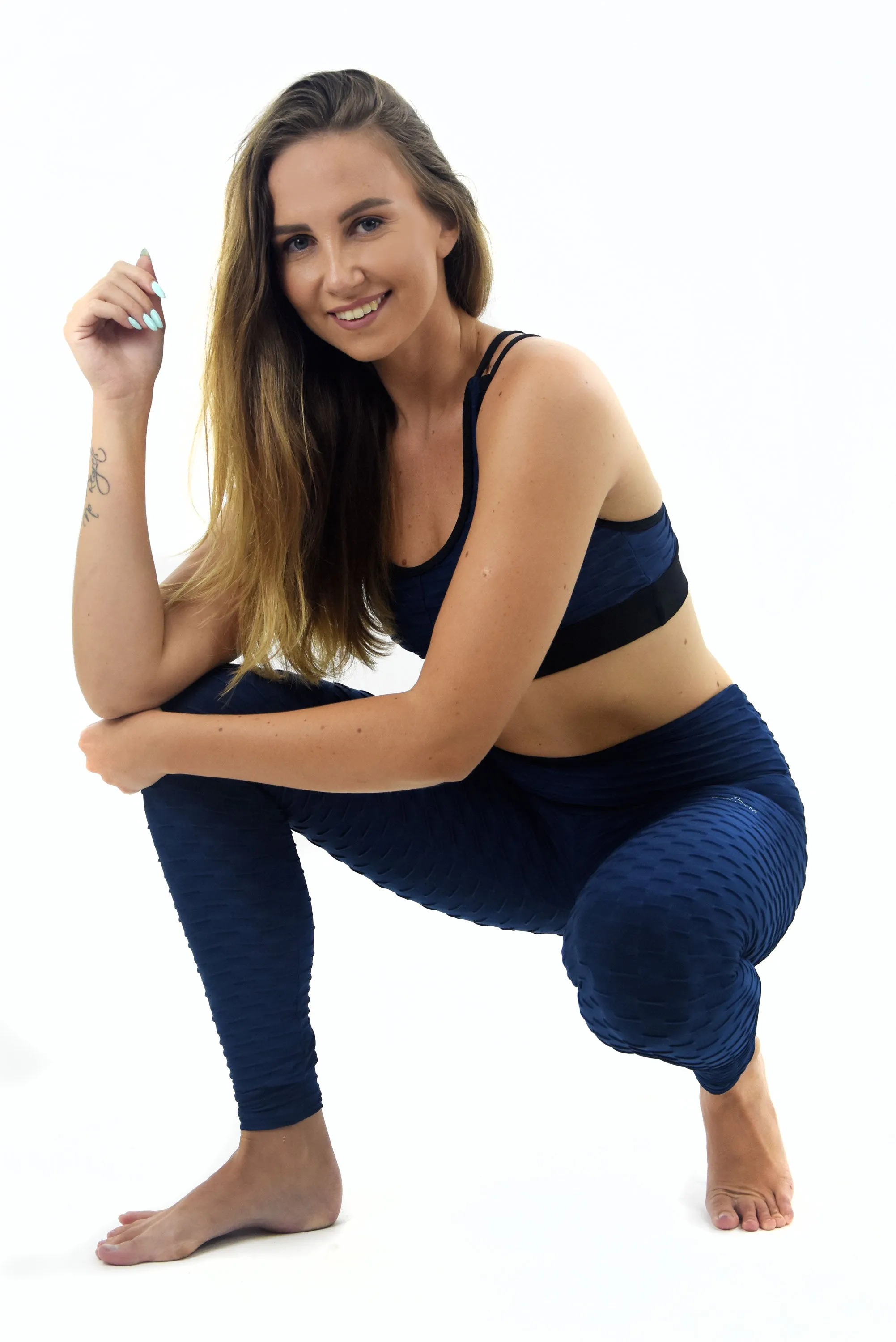 Ana Ruga Navy Legging