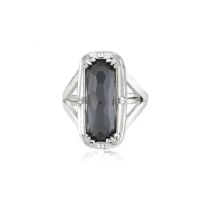 Anatoli Collection Hematite Ring