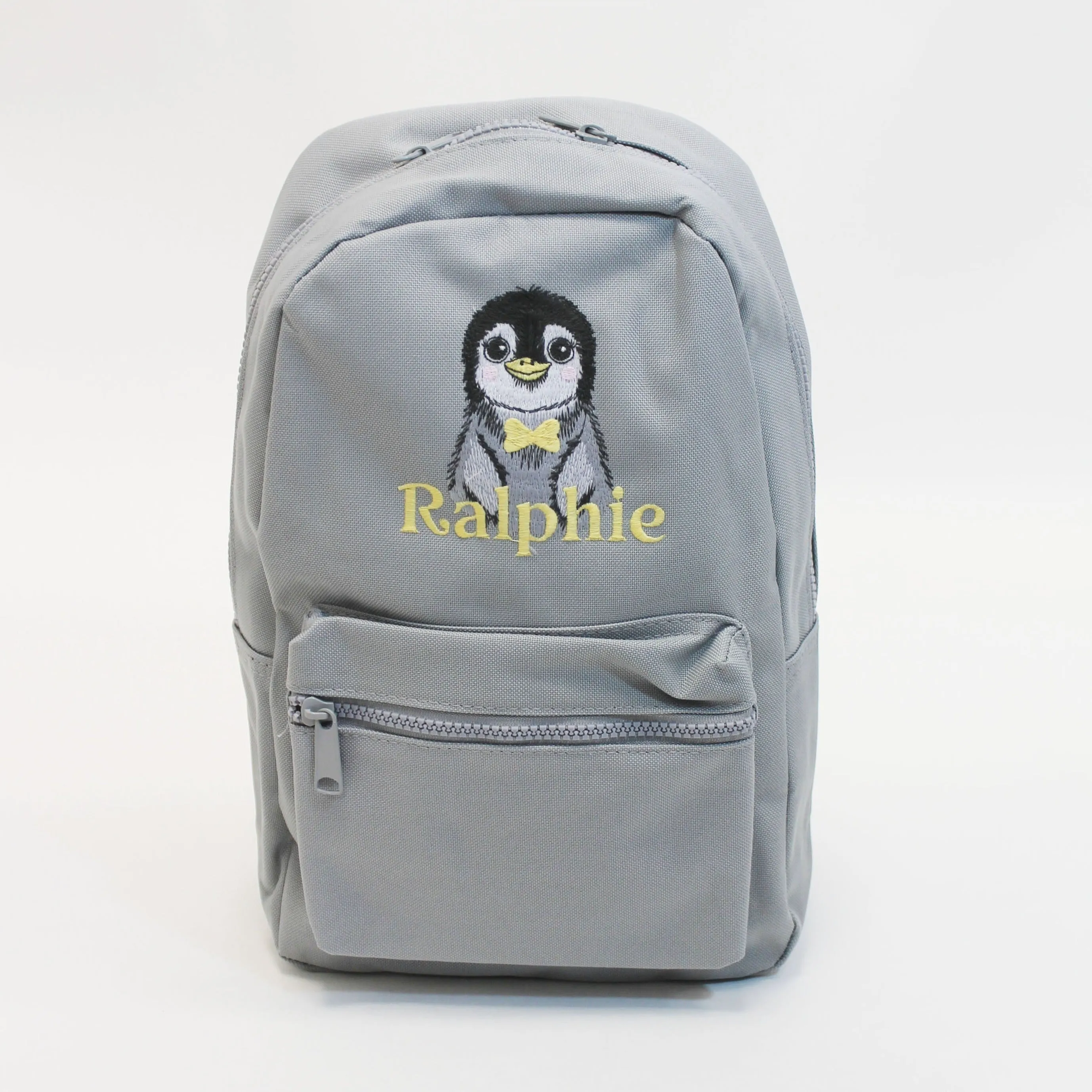 Animal with Bow Tie Personalised Backpack - Various Animals & Coloured Backpacks