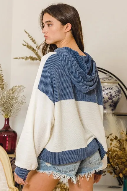 Anna Color Block Hoodie