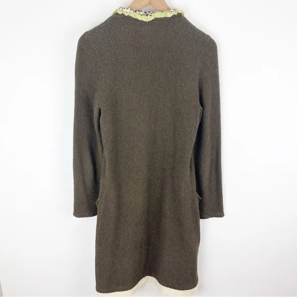Anthropologie Fielel Flower Cheshire Long Sweater Size Medium