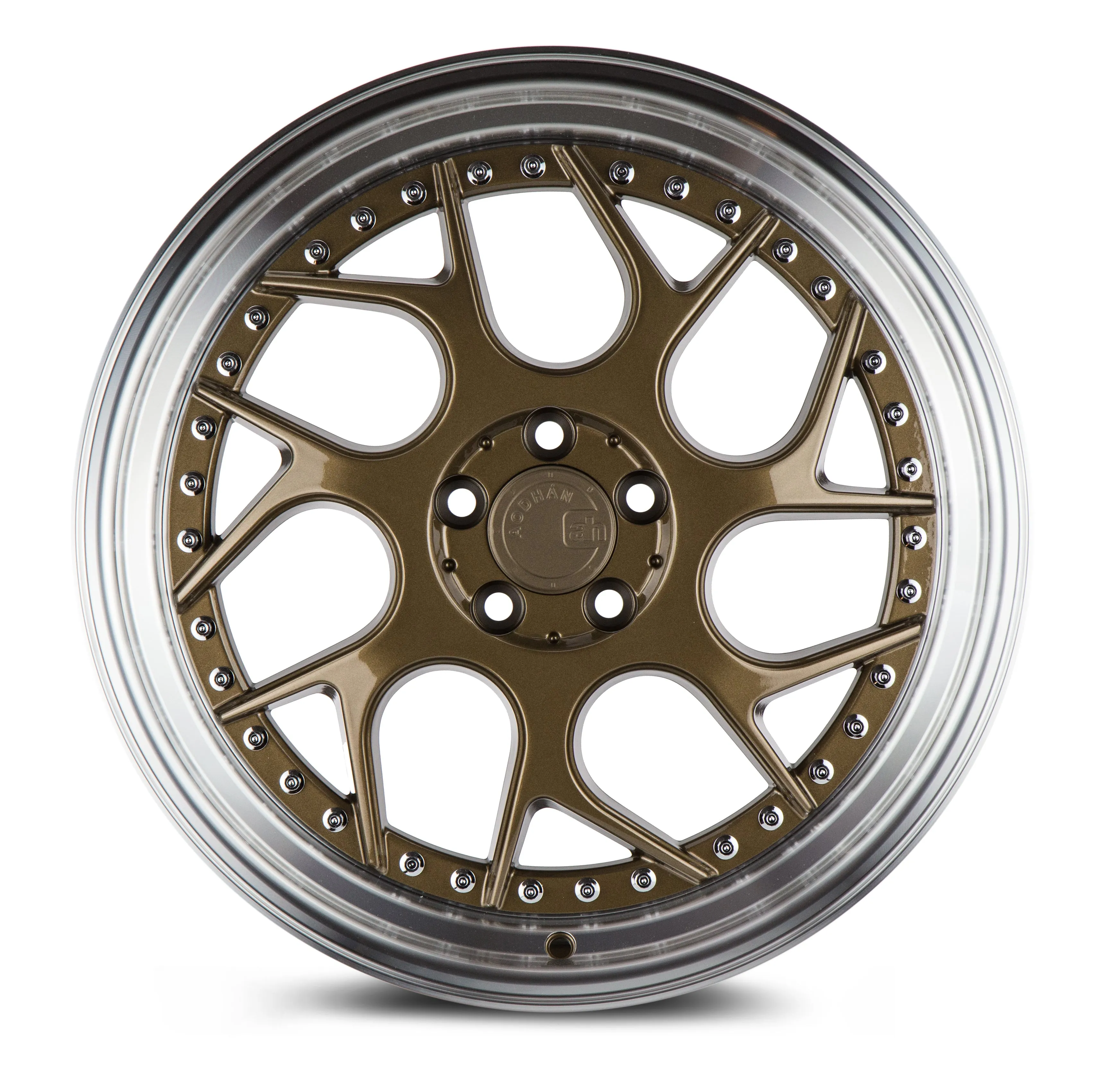 Aodhan DS01 18x8.5 5x100  35 Bronze w/Machined Lip